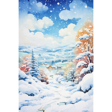 Peinture de Neige Maternelle